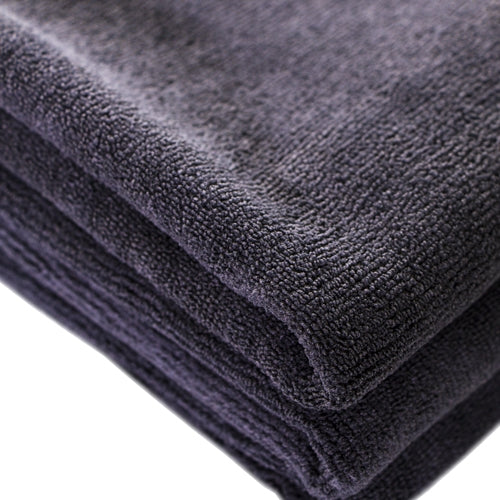 Midnight Black Edgeless Microfiber 40cm x 40cm (3-Pack) - MF_105_3