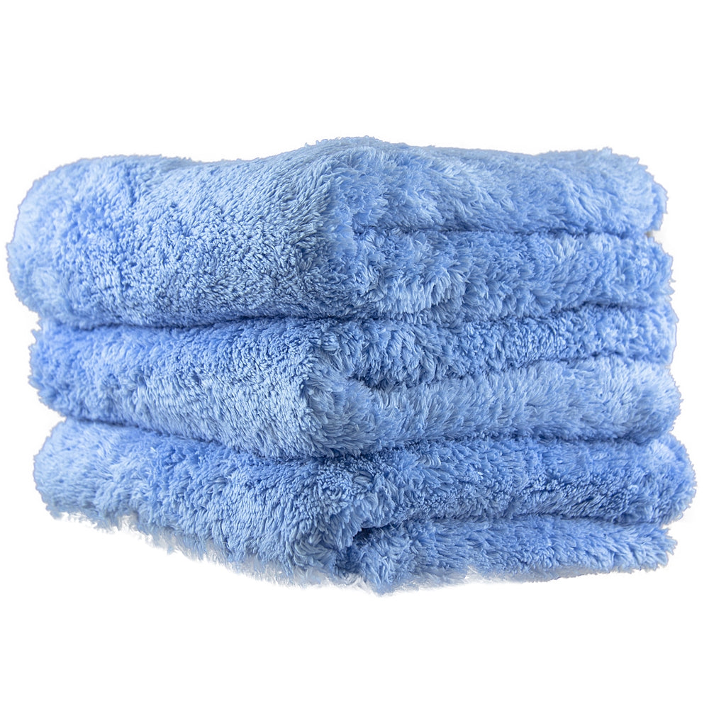 Fluffy Finish Blue Microfiber 40cm x 40cm (3-Pack) - MF_112_3