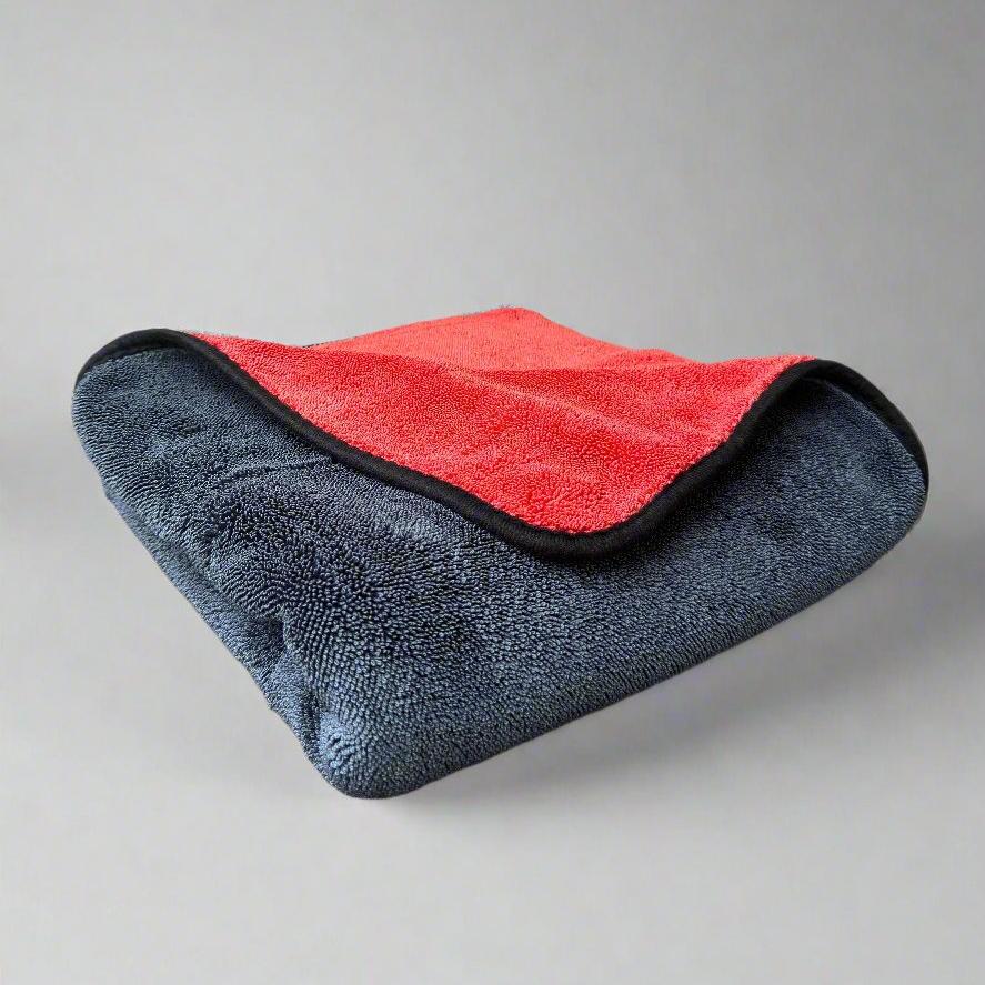 Racer Black & Red Silk Lined Microfiber Towel 40cm x 40cm (3-Pack)