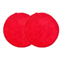 ROUND RED MICROFIBER APPLICATOR PAD 5-INCH (2-PACK) - MF_131_2