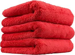 Ultra Red Edgeless Microfiber 40cm x 40cm (3-Pack)
