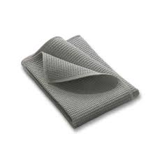 Window & glass waffle weave microfibre towel Grey 60cm x 40cm