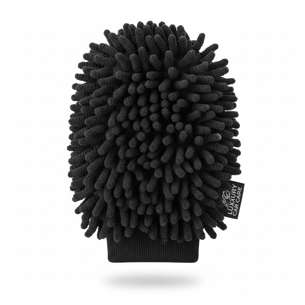 Big Black Chenille Microfibre Wash Mitt